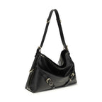 Givenchy Black Calf Leather Bos Taurus Shoulder Bag
