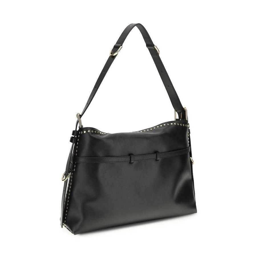 Givenchy Black Calf Leather Bos Taurus Shoulder Bag