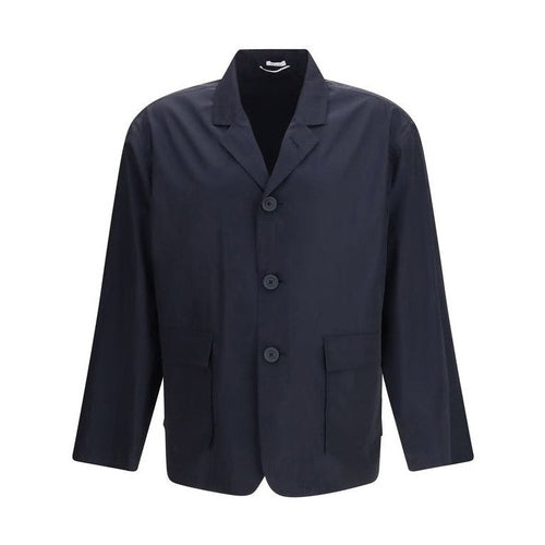 Thom Browne Blue Polyester Coat