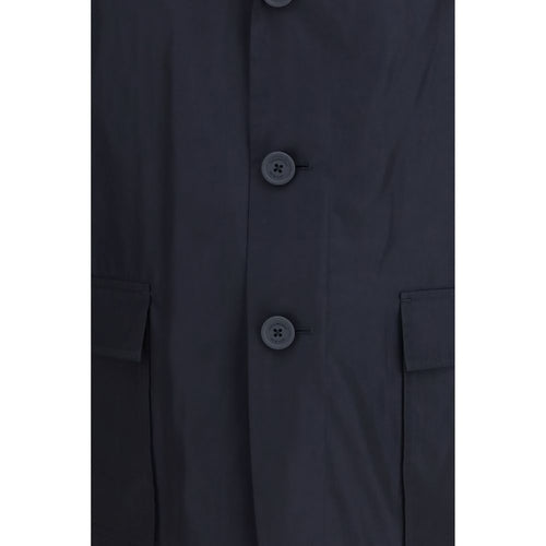 Thom Browne Blue Polyester Coat