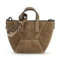 Brunello Cucinelli Brown Calf Leather Bos Taurus Shoulder Bag