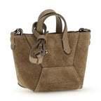 Brunello Cucinelli Brown Calf Leather Bos Taurus Shoulder Bag