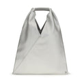 MM6 Silver Polyethylene Handbag