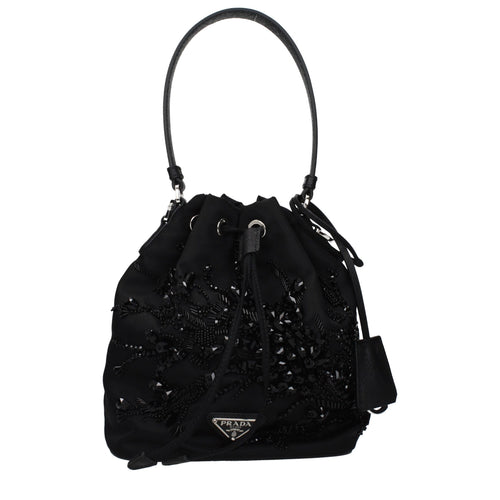 Prada Black Fabric Handbag