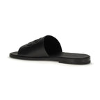Dolce & Gabbana Black Calf Leather Bos Taurus Sandals