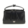 Dolce & Gabbana Black Calf Leather Bos Taurus Handbag