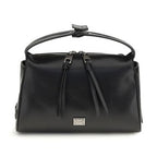 Dolce & Gabbana Black Calf Leather Bos Taurus Handbag