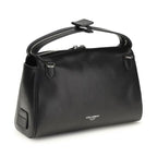 Dolce & Gabbana Black Calf Leather Bos Taurus Handbag