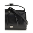 Dolce & Gabbana Black Calf Leather Bos Taurus Handbag