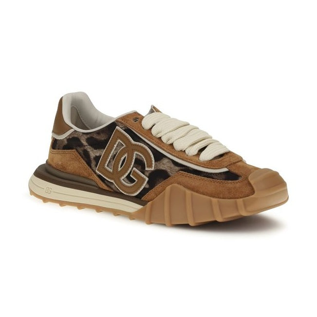 Dolce & Gabbana Multicolor Polyamide Athletic Sneakers