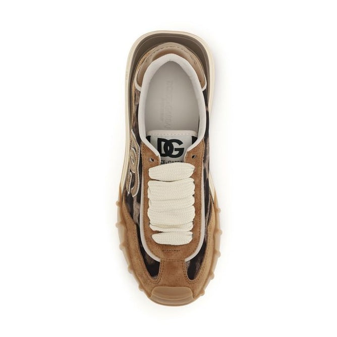 Dolce & Gabbana Multicolor Polyamide Athletic Sneakers
