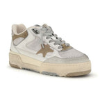 Golden Goose White Calf Leather Bos Taurus Chunky Sneakers