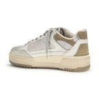 Golden Goose White Calf Leather Bos Taurus Chunky Sneakers