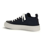 Brunello Cucinelli Blue Cotton Low Top Sneakers