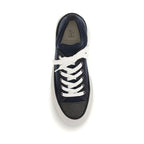 Brunello Cucinelli Blue Cotton Low Top Sneakers