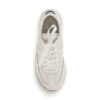 Brunello Cucinelli White Calf Leather Bos Taurus Low Top Sneakers
