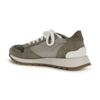 Brunello Cucinelli Bicolor Calf Leather Bos Taurus Athletic Sneakers