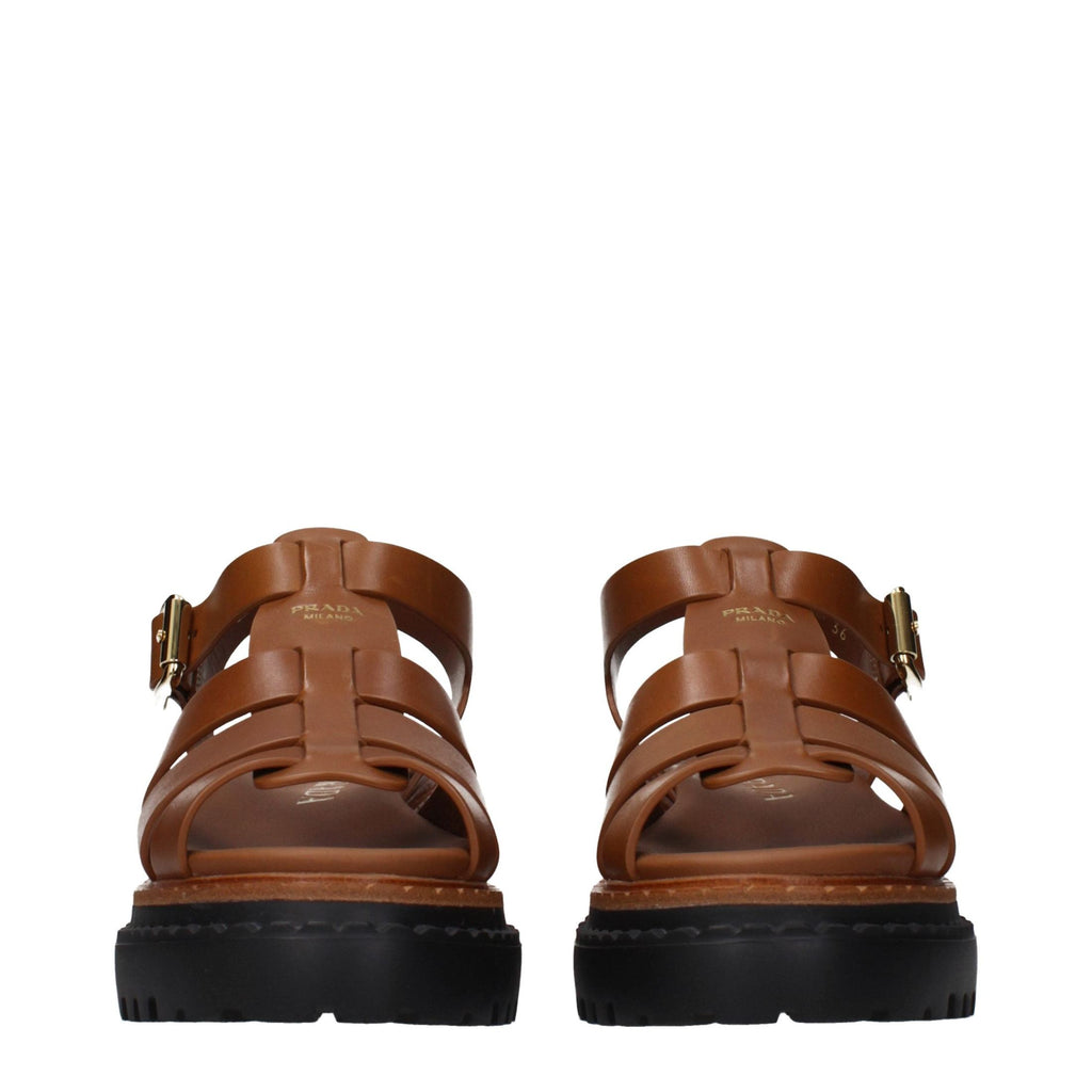 Prada Brown Leather False
