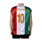 Dolce & Gabbana Multicolor Italia DG Logo Satin Tank T-shirt