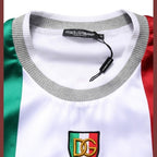Dolce & Gabbana Multicolor Italia DG Logo Satin Tank T-shirt
