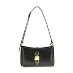 Dolce & Gabbana Black Calf Leather Bos Taurus Shoulder Bag