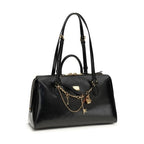 Dolce & Gabbana Black Calf Leather Bos Taurus Shoulder Bag