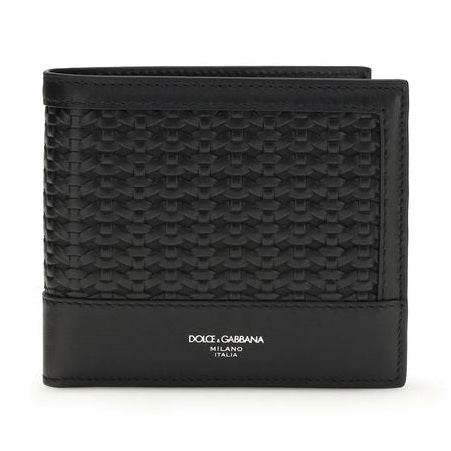 Dolce & Gabbana Black Calf Leather Bos Taurus Wallet