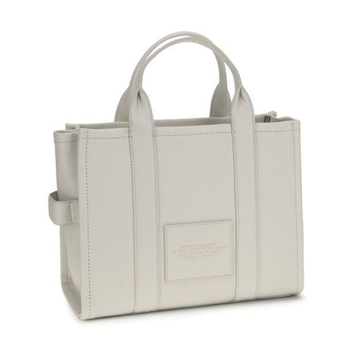 Marc Jacobs White Calf Leather Bos Taurus Handbag