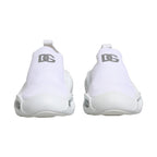Dolce & Gabbana White Slip On Wave Low Top Sneakers Shoes