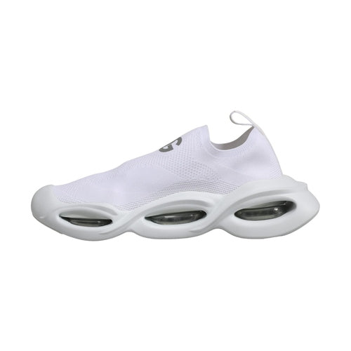 Dolce & Gabbana White Slip On Wave Low Top Sneakers Shoes