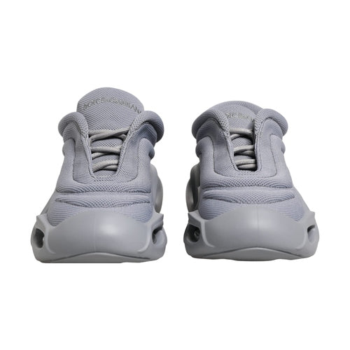 Dolce & Gabbana Gray Slip On Wave Low Top Sneakers