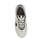 Fendi White Calf Leather Bos Taurus Low Top Sneakers