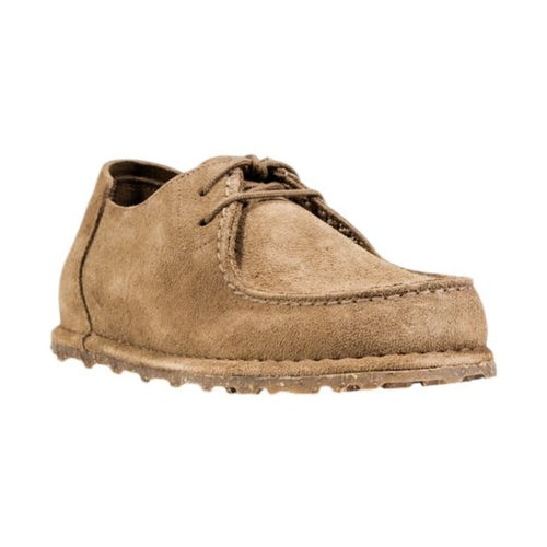 Birkenstock Gray Suede Leather Lace-Up Boots