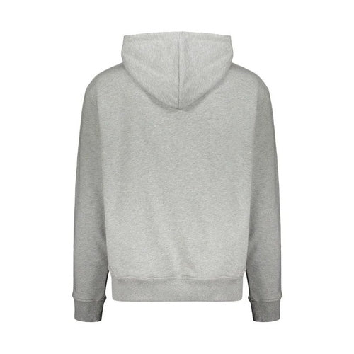 Balmain Gray Cotton Hoodie