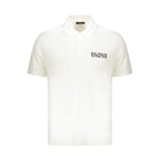 Balmain White Cotton Polo Shirt