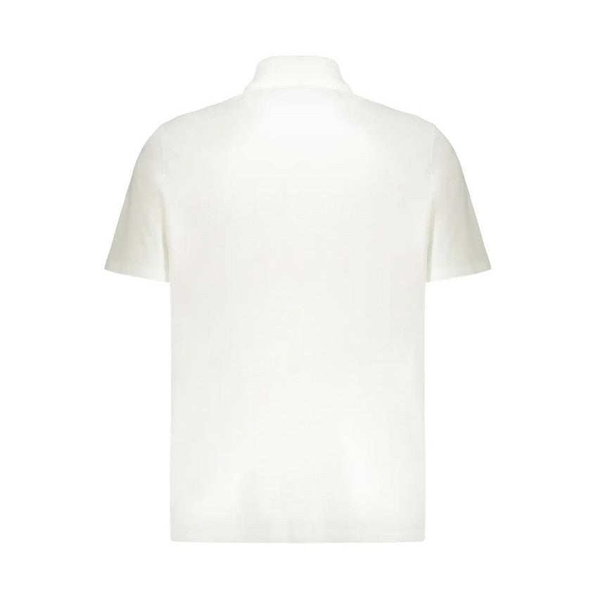 Balmain White Cotton Polo Shirt