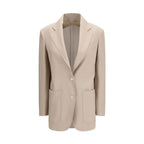 Max Mara Beige Wool Blazer