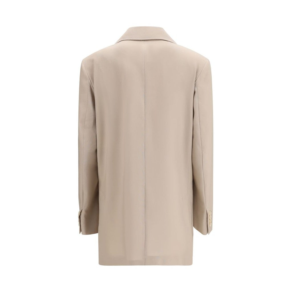 Max Mara Beige Wool Blazer