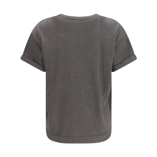 Brunello Cucinelli Gray Nylon T-Shirt