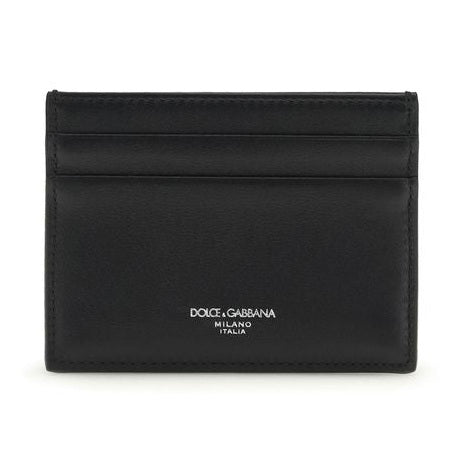 Dolce & Gabbana Black Cotton Wallet