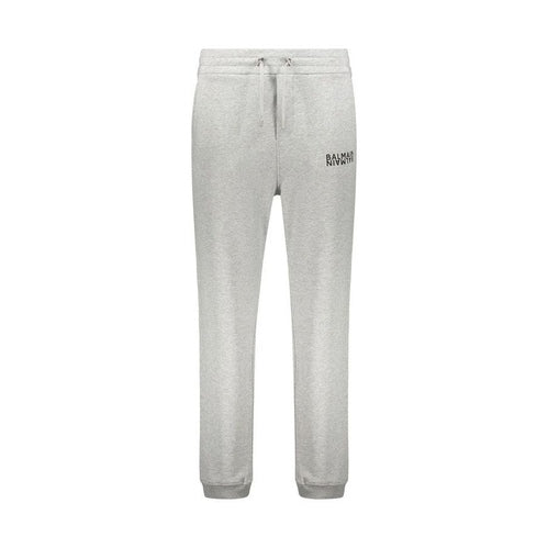 Balmain Gray Cotton Joggers (Workout Pants)