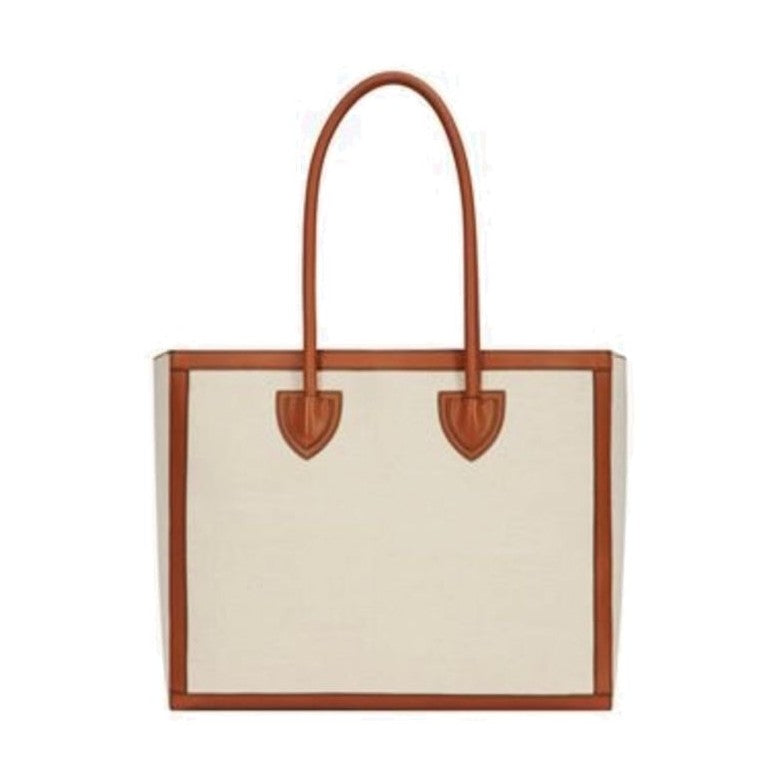 Balmain Beige Cotton Tote Bag