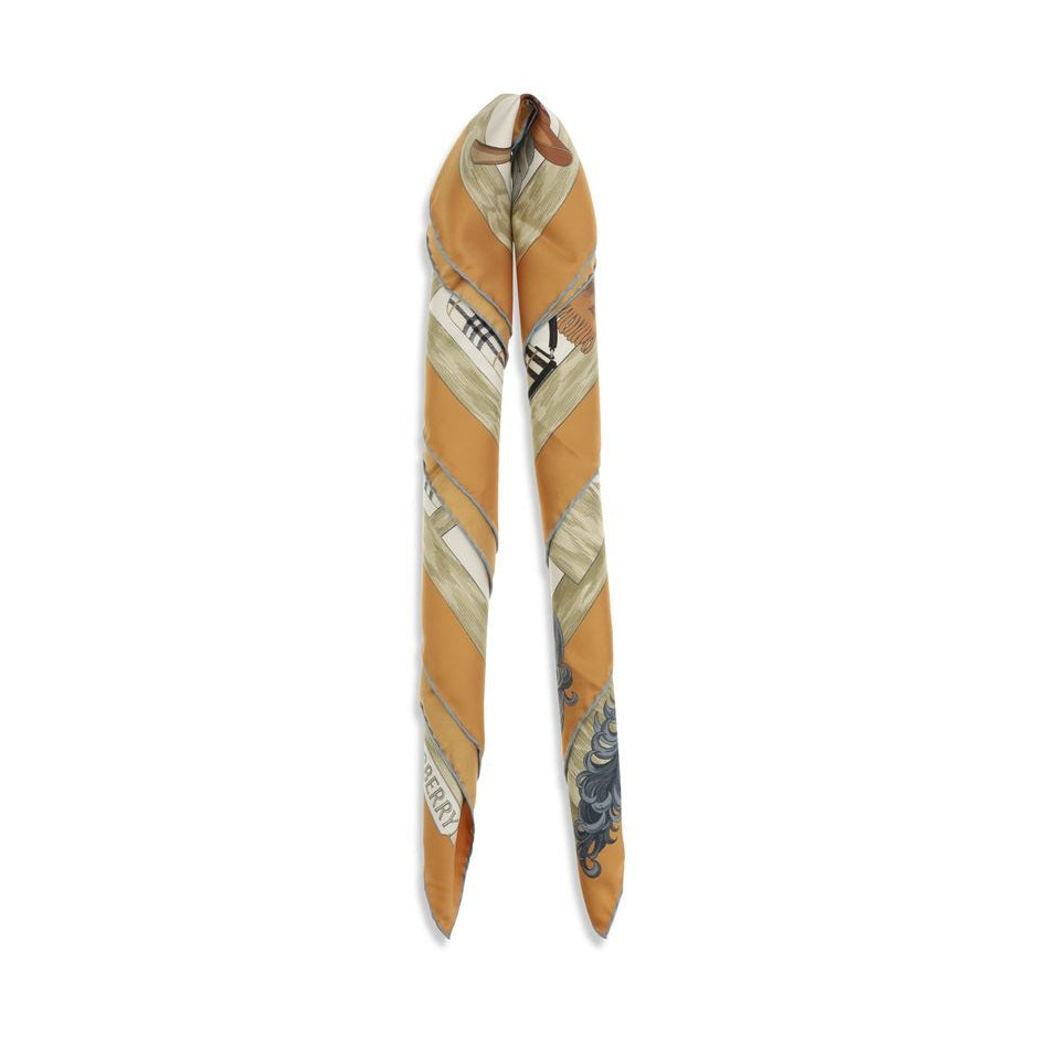 Burberry Multicolor Silk Scarf