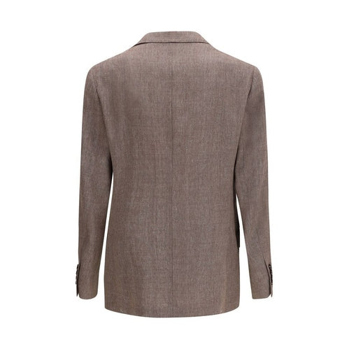 Brunello Cucinelli Brown Linen Blazer