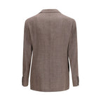 Brunello Cucinelli Brown Linen Blazer