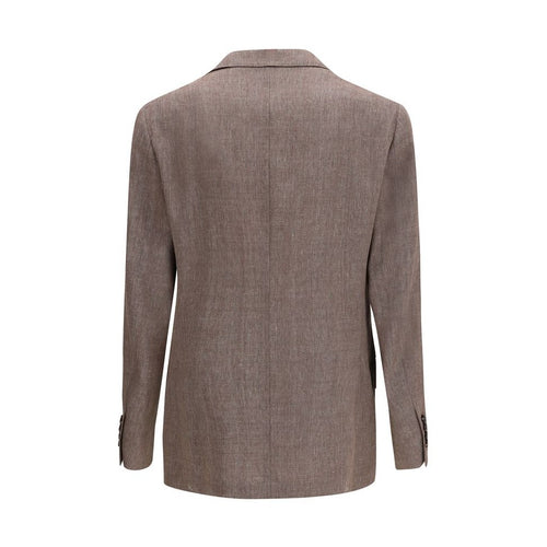 Brunello Cucinelli Brown Linen Blazer