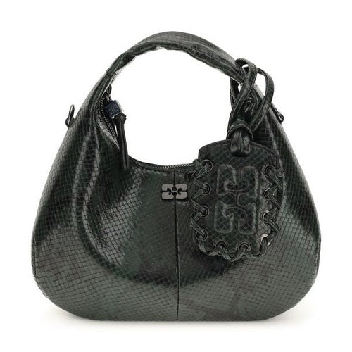 Ganni Black Recycled Polyester Handbag