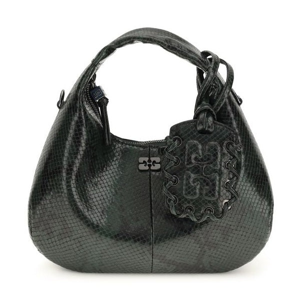 Ganni Black Recycled Polyester Handbag