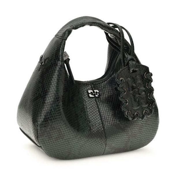 Ganni Black Recycled Polyester Handbag
