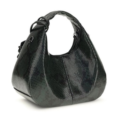 Ganni Black Recycled Polyester Handbag